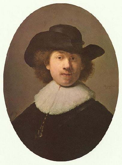 REMBRANDT Harmenszoon van Rijn Rembrandt in 1632, when he was enjoying great success as a fashionable portraitist in this style. oil painting image